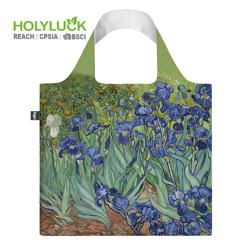 Recycled 190t Polyester Shopping Bag Lakeland Store Reusable Foldable Grocery Bag