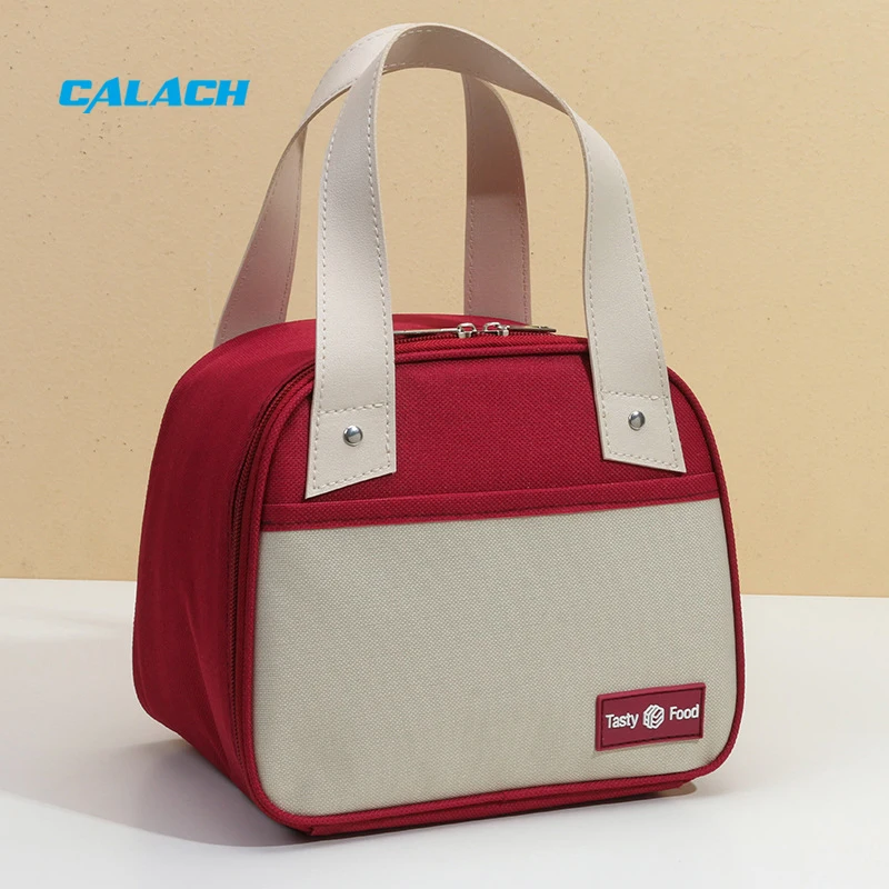 Simple Bento Cooler Bag for Women New Design Insulated Lunch Tote for Outdoor Use With Heat Preservation Feature