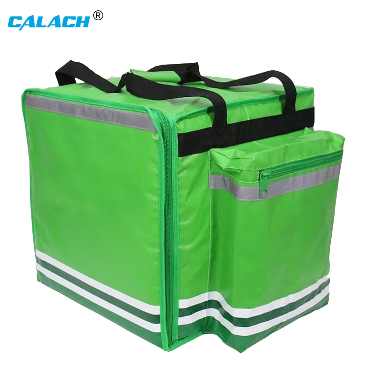 Thermal Green Thermal Insulated Warmer Cooler Delivery Bag Food Pizza Delivery Backpacks Bags