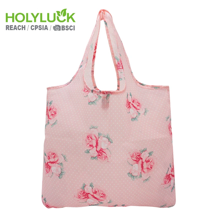 Washable Ecofriendly Reusable Grocery Bag Oversized Large 190t Foldable Shopping Bag