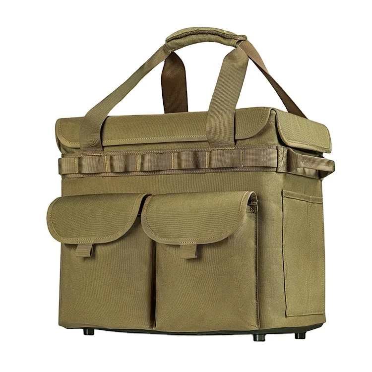 Waterproof 25L Large Capacity Folding Multifunctional Camping Picnic Tactical Storage Bag with Handles Travel Picnic