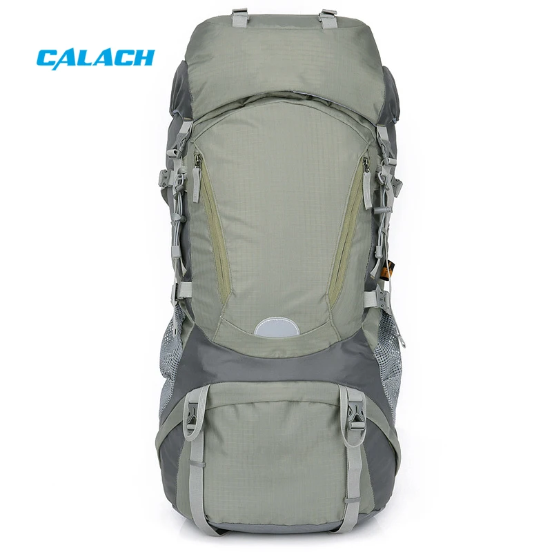 Waterproof and Light Weight Unisex Big Capacity 60l Climbing Camping Backpack Hiking Trekking Outdoor Rucksack for Travel