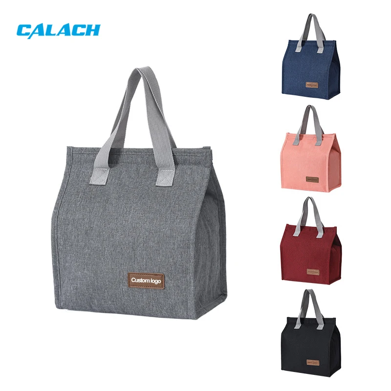 Wholesale Cheap Custom Printing New Design Women Insulated Lunch Tote Bag for Office Lady