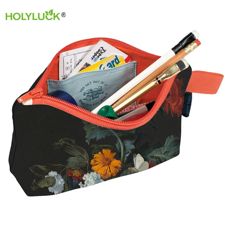 Wholesale Custom logo Multi-functional Waterproof Toiletry Pouch Nylon Makeup Zipper Cosmetic Bags