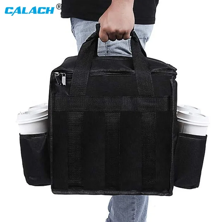 Wholesale Large Capacity Thermal Insulated Reusable Water Proof Tote Food Delivery Cooler Bag for Drink Food