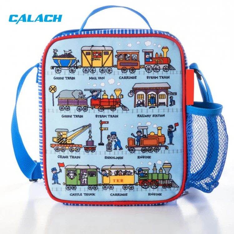 Wholesale New Cartoon Children's Lunch Bag Lunch Insulation Portable Shoulder Lunch Box Bag for Kid