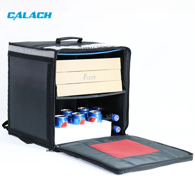 Wholesale Pizza Rider Delivery Bag Thermal Cooler Delivery Backpacks Takeaway Insulated Food Delivery Bag