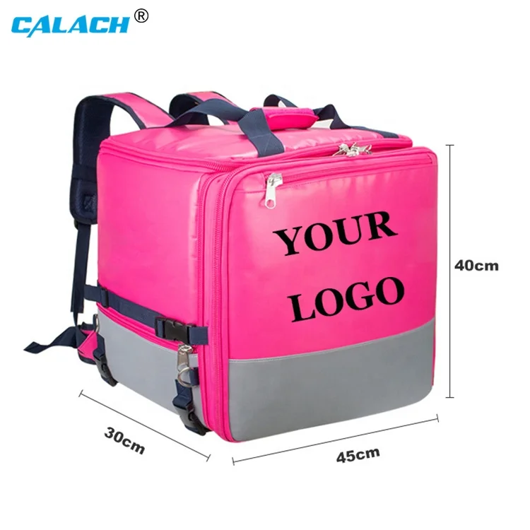 Wholesale Thermal Insulated Food Delivery Bag Motorcycle Bike Durable Bags Large Capacity Food Delivery Backpack