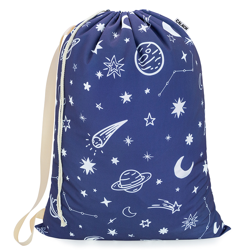 Canvas Laundry Bag with shoulder Strap 24"W x 29"H,  HRS19 (Space)